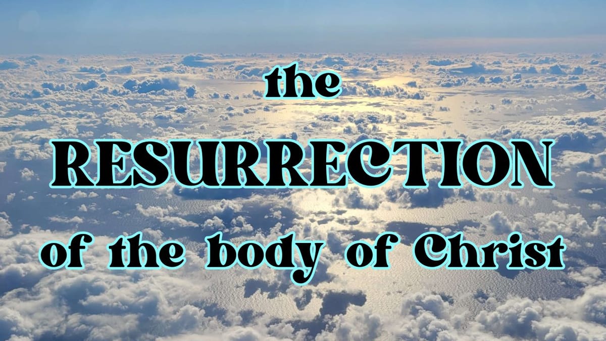 Doctrine Of The Resurrection