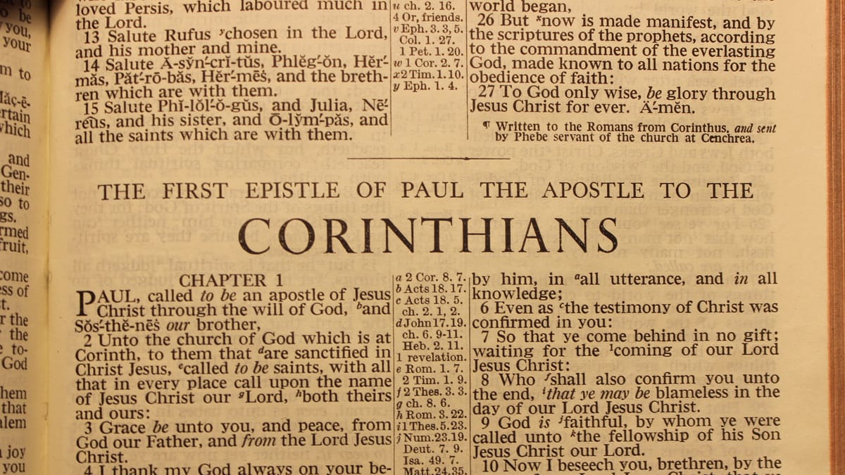 Audio KJV Bible - 1 Corinthians
