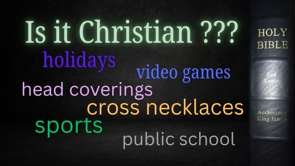 Is It Christian ... ?