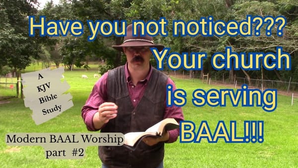 Baal Worship In Modern Christian Churches