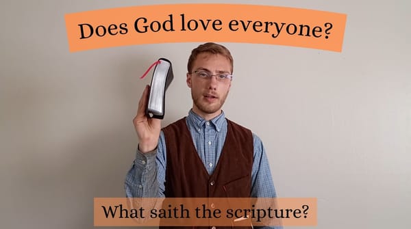 Does God Love Everyone?