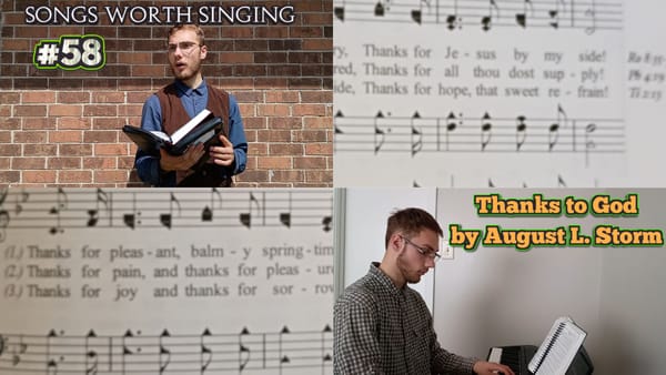 "Thanks to God" - Songs Worth Singing & Piano Playing
