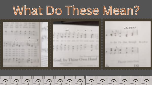 Understanding Sheet Musick - Fermatas, Numbered Chorus Lines, D.S. Al Fine, and more